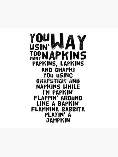 “You Using Way Too Many Napkins” - Eminem Tapestry Official Eminem Merch