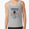 Untouchable, T-Shirt, Eminem Revival Album, Word Cloud With Grunge American Flag Tank Top Official Eminem Merch