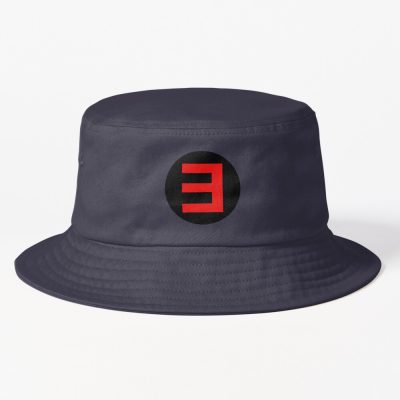 Eminem E Logo Black & Red Bucket Hat Official Eminem Merch