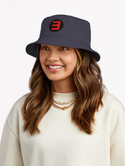 Eminem E Logo Black & Red Bucket Hat Official Eminem Merch