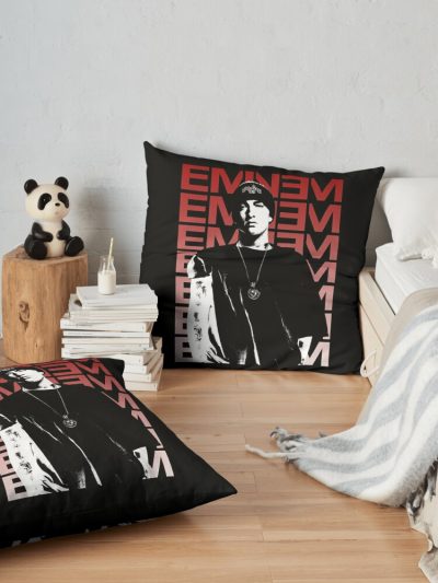 Disc Jockey     Eminem Eminem Eminem Eminem Eminem Eminem Eminem, Eminem Eminem Throw Pillow Official Eminem Merch