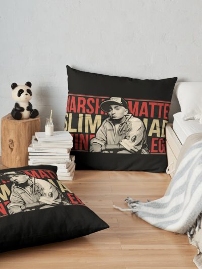 Ice Cream Art     Eminem Eminem Eminem Eminem Eminem Eminem Eminem, Eminem Eminem Throw Pillow Official Eminem Merch