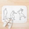 Minimal Eminem Silhouettes Bath Mat Official Eminem Merch