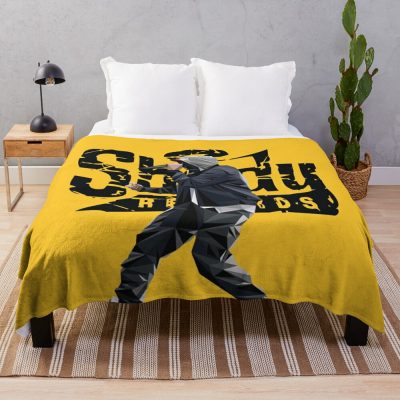 Eminem Slim Shady Music Rap Throw Blanket Official Eminem Merch