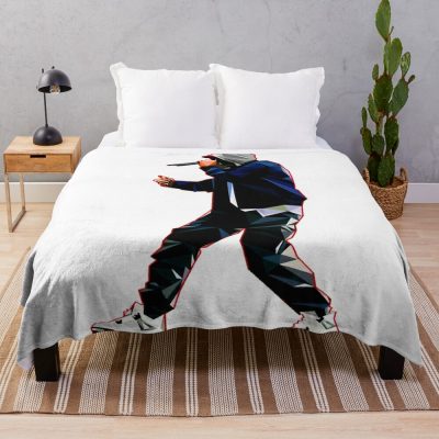 Eminem Band Marshall Throw Blanket Official Eminem Merch