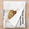 Eminem Spaghetti Meme (White) -  Funny Eminem Meme, Funny Meme, 8 Mile, Vomit On His Sweater Already, Mom'S Spaghetti Meme Throw Blanket Official Eminem Merch