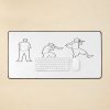 Minimal Eminem Silhouettes Mouse Pad Official Eminem Merch