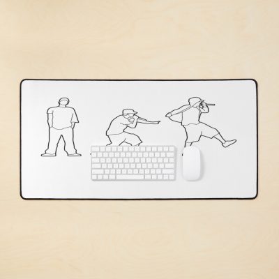 Minimal Eminem Silhouettes Mouse Pad Official Eminem Merch