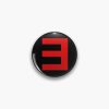 Eminem E Logo Black & Red Pin Official Eminem Merch