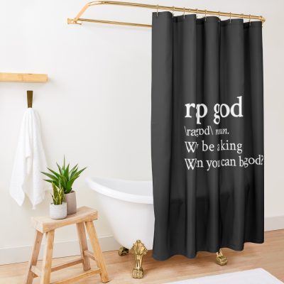 Rap God By Eminem Shower Curtain Official Eminem Merch