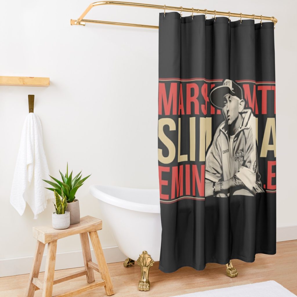 Ice Cream Art  Eminem Eminem Eminem Eminem Eminem Eminem Eminem, Eminem Eminem Shower Curtain Official Eminem Merch