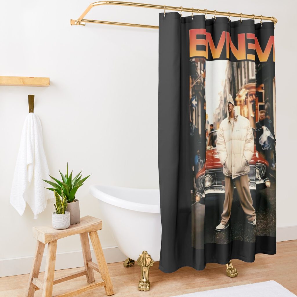 The>Eminem'S Rap God Shower Curtain Official Eminem Merch