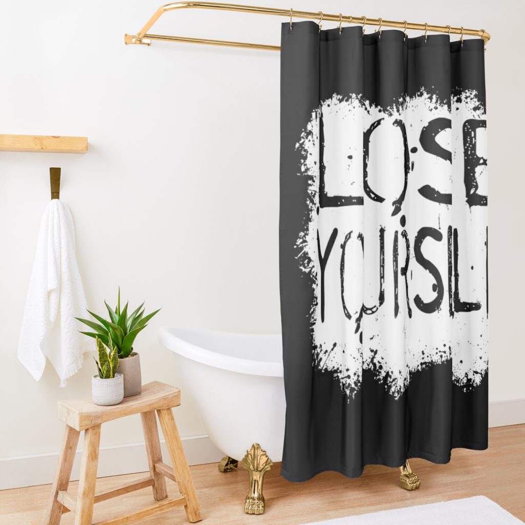 Eminem Lose Yourself Shower Curtain Official Eminem Merch