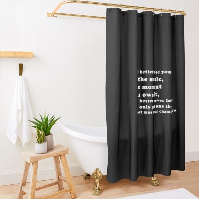 Lose Yourself Eminem Tshirt Shower Curtain Official Eminem Merch