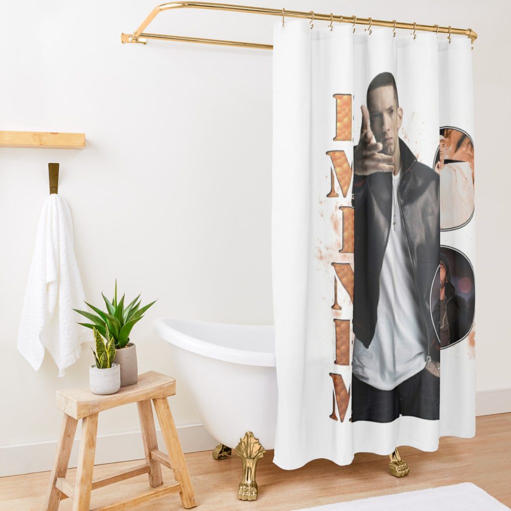 Bootleg Eminem Shower Curtain Official Eminem Merch