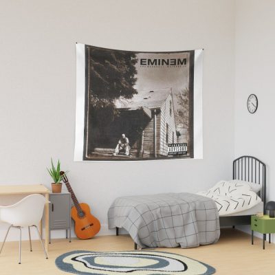 Mixing Mans Aesthetic Sleep Portrait Tapestry Official Eminem Merch