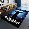 Eminem Rapper hip hop s nger printed area carpet Living room carpet Bedroom floor mat Kitchen 5 - Eminem Merchandise