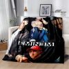 Eminem hip hop singer printing blanket Warm Blanket Flannel Blanket Picnic blanket blankets for beds Birthday - Eminem Merchandise