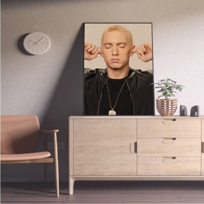 The Famous American Rapper Eminem Art Poster Retro Kraft Paper Sticker DIY Room Bar Cafe Room 12 - Eminem Merchandise