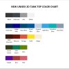 tank top color chart - Eminem Merchandise